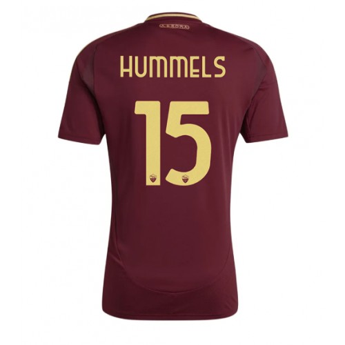 Moški Nogometni dresi AS Roma Mats Hummels #15 Domači 2024-25 Kratek Rokav